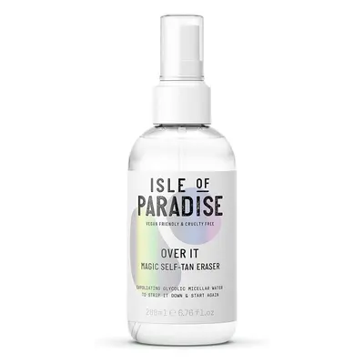 Isle of Paradise OVER IT Fake Tan Remover (200 ml) Glycolic Acid and Micellar Water Self Tanning