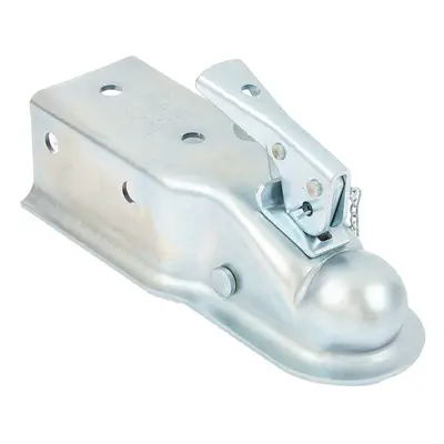 Husky 2 Ball Width 000 lbs. Straight Coupler with Chain Grey