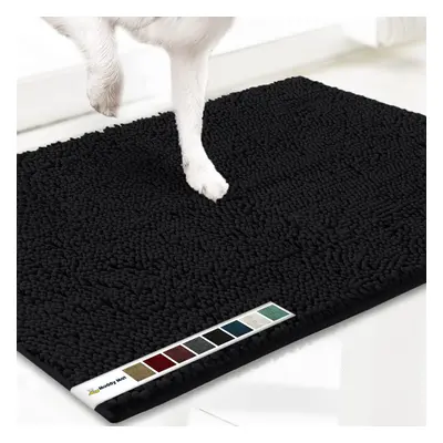 AS-SEEN-ON-TV Highly Absorbent Microfiber Door Mat and Pet Rug, Non Slip Thick Washable Area and