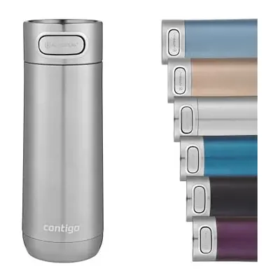 Contigo Luxe Autoseal Travel Mug, Stainless Steel Thermal Mug, Vacuum Flask, Leakproof Tumbler, 