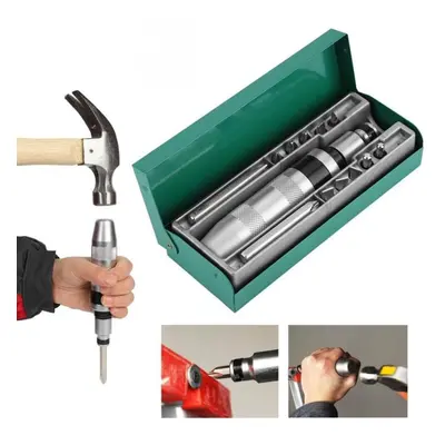 Impact Driver Screwdriver Set Pcs Ratchet Bit Kit Hex Torx Bits Handle Multitools Heavy Duty Sho