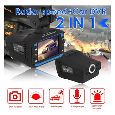 (China) Car Dvr Dash Camera Vg3 In Radar Detector English Russian Speed Voice Alert For Outdoor 