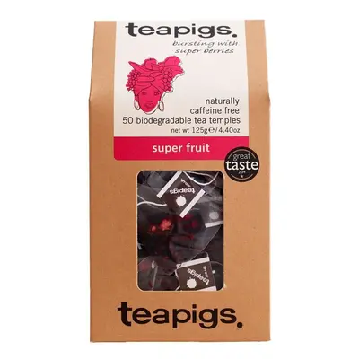 Tea Pigs Super Fruit Tea Made with Whole Fruit, Pack of