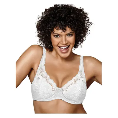 Playtex Women's Love My Curves Thin Foam W/Lace Underwire White 38D