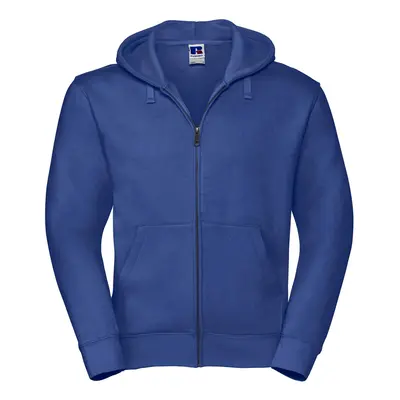 (M, Bright Royal Blue) Russell Mens Authentic Full Zip Hoodie