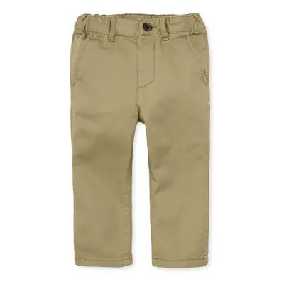 The Children's Place Baby Boys' and Toddler Stretch Chino Pants Flax Single 3T