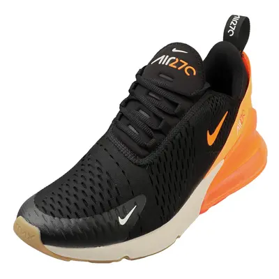 (10) Nike Air Max Mens Fashion Trainers in Black Orange