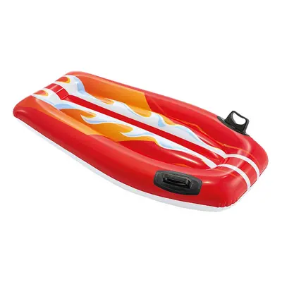 Inflatable board with handles for children Red INTEX