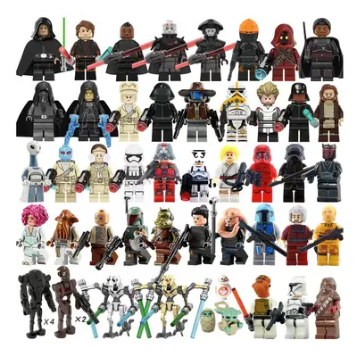 (50pcs-A) Star Wars Minifigures Model Building Block Figure Toy Kids Toy Gift Fit Lego