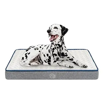 EMPSIGN Waterproof Dog Bed for Crate Pad Reversible Cool and Warm, Pet Beds with Washable and Re