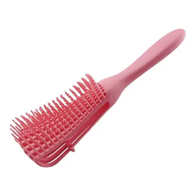 (Pink) Scalp Massage Hair Brush Detangle Hairbrush Anti-tie Knot Detangling Comb