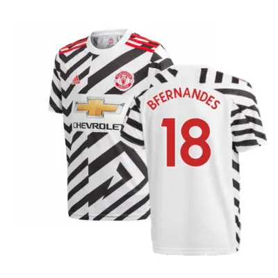 (LB) Man Utd Adidas Third Football Shirt (Kids) (B.FERNANDES 18)