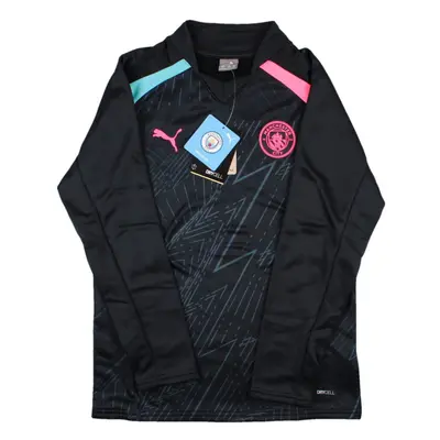 (XXLB) Man City Pre-Match LS Sweat Top (Dark Navy) - Kids