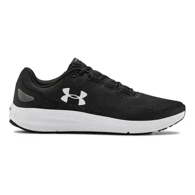 (UK 8, Black/White) Under Armour Mens Charged Pursuit Cushioned Trainers Running Shoes