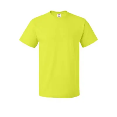 Fruit of the Loom HD Cotton Short Sleeve T-Shirt - Safety Green