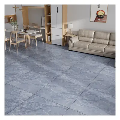 8Pcs 80x80cm Grey Stone Texture PVC Flooring