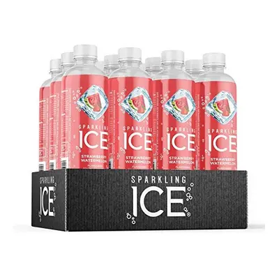 Sparkling Ice Strawberry Watermelon Flavour Sparkling Water with antioxidants and Vitamins, No S