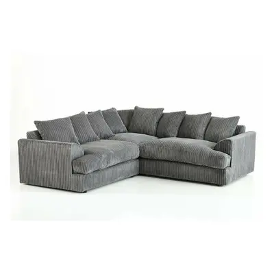 (Grey) Ferguson Symmetrical Seater Corner Sofa