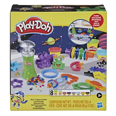 Play-Doh Stars 'n Space Tool Kit Outer Space Toy for Kids Years and Up with Playmat and Non-Toxi