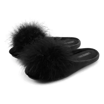 BCTEX COLL Women's Cozy Velvet Memory Foam House Slipper Ladies Fuzzy Bedroom Slipper Non-slip S