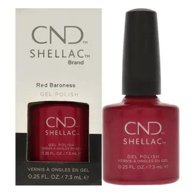 Shellac Nail Color - Red Baroness by CND for Women - 0.25 oz Nail Poli