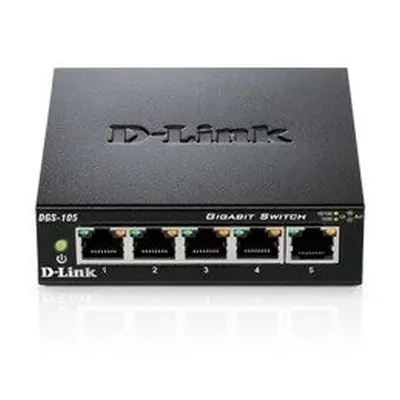 D-link Dgs-105 Unmanaged Black Network Switch