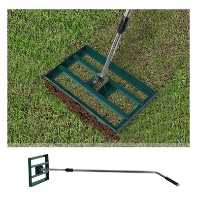 (40 x 25cm, Green) YODOLLA Lawn Leveling Rake Level Lawn Tool