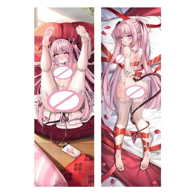 (as the picture, A 50x150cm Peachskin) Dakimakura Pillowcase Double Side Sexy Hugging Full Body 