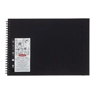 Sketch & Store Hardback Sketch Book, A3 Landscape, Drawing & Writing, Sheets, Acid-Free Paper, W