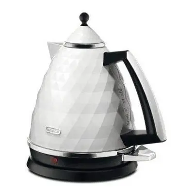 DeLonghi KBJ3001.W Brillante Faceted 1.7L Cordless 3kW Jug Kettle White