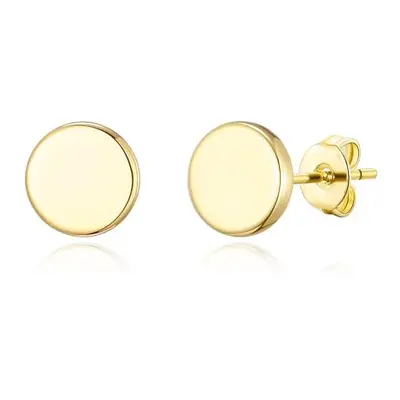 Philip Jones Gold Plated Round Dot Stud Earrings