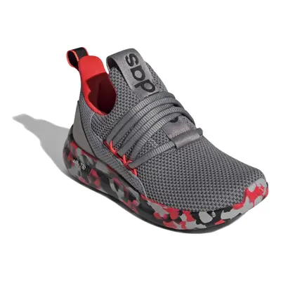 adidas Lite Racer Adapt 7.0 Sneaker Grey/Solar Red/Grey 5.5 US Unisex Big Kid