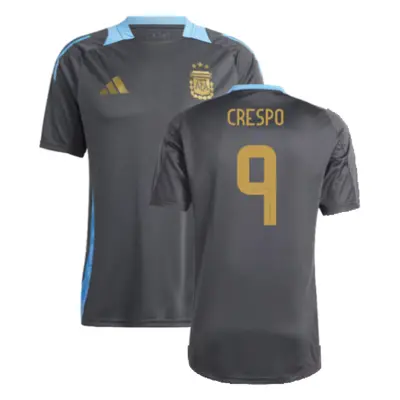 (M) Argentina Training Jersey (Carbon) (CRESPO 9)