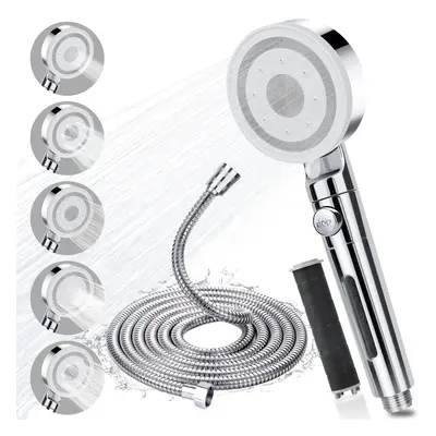 Shower Head and Hose 2M, High Pressure Shower Head Filter Modes, Universal Shower Heads with Pau