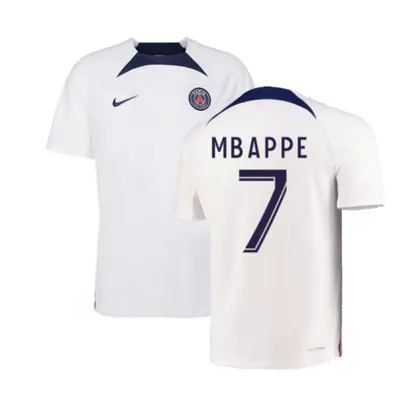 (L) PSG Training Shirt (White) (MBAPPE 7)