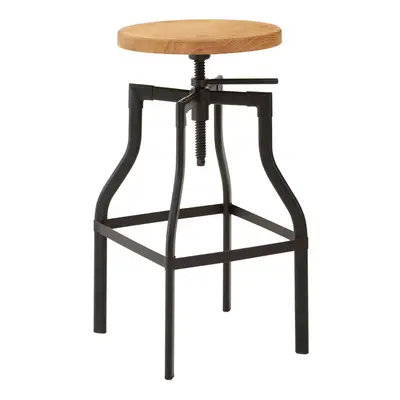 Premier Housewares New Foundry Ash Seat Bar Stool