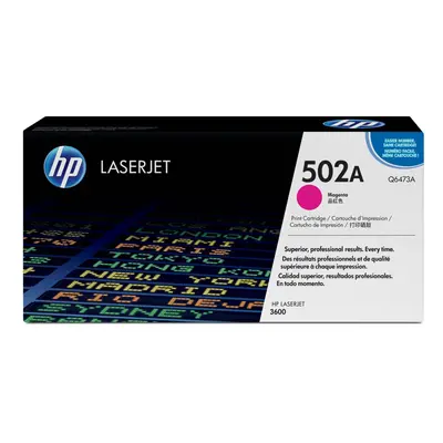 HP 502A Magenta Original LaserJet Toner Cartridge (Q6473A)