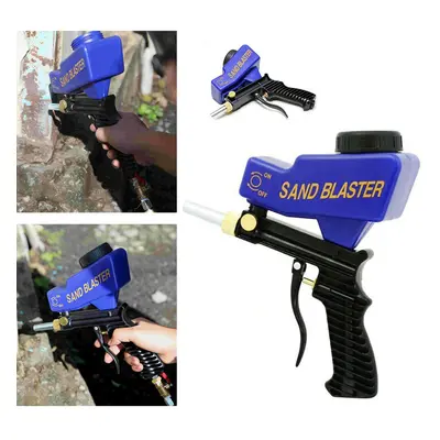 90PSI Pneumatic Sandblasting Portable Handheld Antirust Sand Blaster Machine