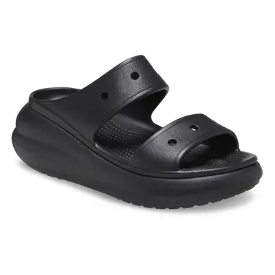 (Black, (Adults')) Crocs Classic Crush Thermoplastic Women's Black Clogs