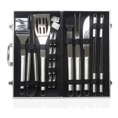 SEDOL BBQ Tools Set - 18pcs Heavy Duty Stainless Steel BBQ Accessories - Outdoor Camping Accesso