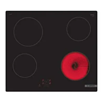 Bosch PKE61RAA8B Electric hob, cm, Black, Serie 2, Built in