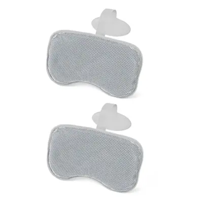 SaluSpa Padded Pillows (2-Pack) Grey