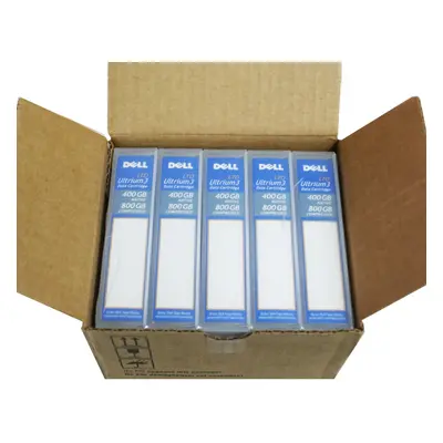 Genuine Dell OEM LTO-3 Ultrium Tape 5-Pack HC591 HC593 RC922 GB (Native) / 800GB (Compressed)