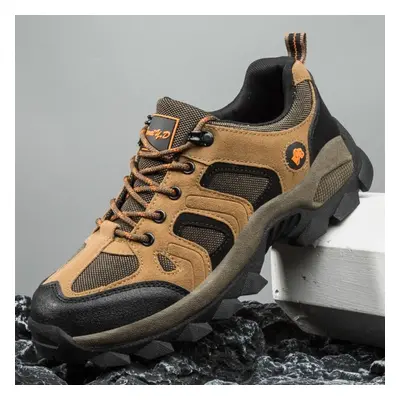 (brown, 39) Men&apos;s Outdoor Hiking Shoes Casual Oversize Shoes