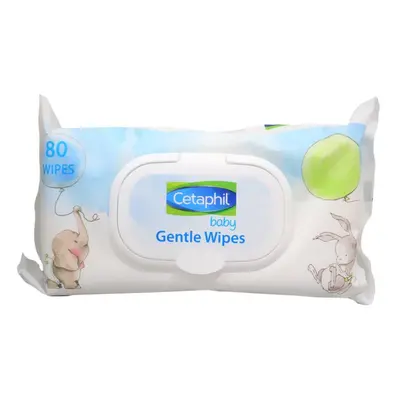 Cetaphil Baby Gentle Wipes 80's, With Aloe Vera, Chamomile & Vitamin E