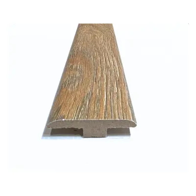 (2.4m, Hawaii Oak) Solid Laminate/Wood Floor MDF Threshold Strip T Bar