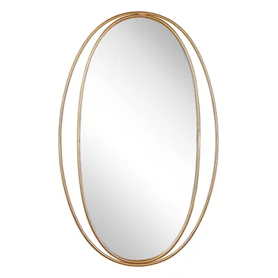 Wall Mirror BESSON cm cm Metal Gold