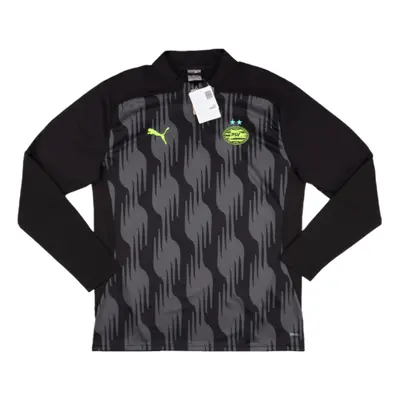 (XXL) PSV Eindhoven Prematch 1/4 Zip Top (Black)