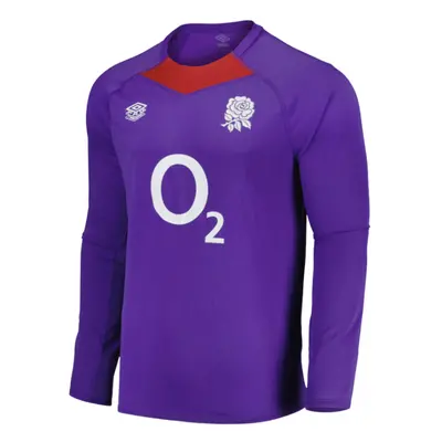 (M) England Rugby Relaxed LS Training Jersey O2 (Violet)