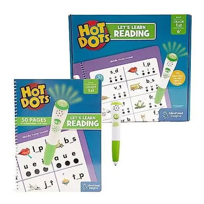 Hot Dots Let's Learn Reading 1st Grade, Activity Book & Interactive Pen with Instant Feedback, O